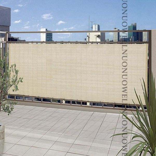

shade beige anti-uv thicken sunshade net 80x180/270/360cm for el villa balcony safety fence sun sails
