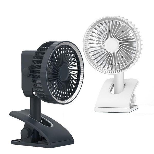 

clip fan usb rechargeable portable desk fan, 3 speed air circulator, 360 degree adjustable clips to stroller electric fans