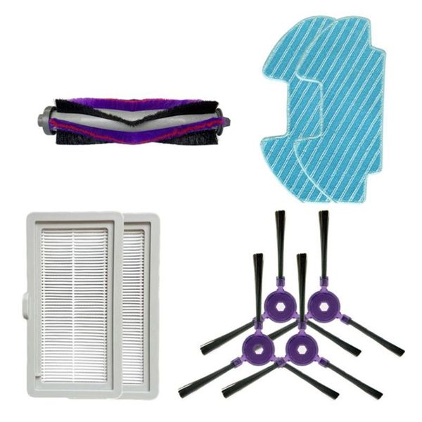 

vacuum cleaner main side brush filter mop cloth for midea vcr08 mr09 i5 sweeping robot accessories cleaners