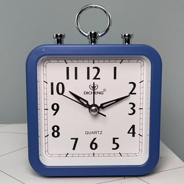 

other clocks & accessories clock easy to read square alarm-clock small bedside silent no ticking time dispaly for travel school home alarm