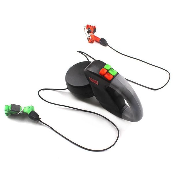 

automatic retractable reflective double-ended traction rope one plus two dog chain leash pet supplies puppy collars & leashes