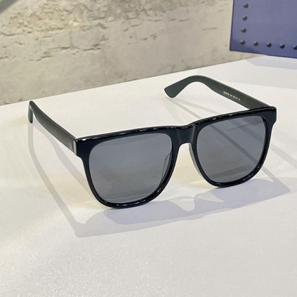 

sunglasses for men and women summer style anti-ultraviolet 0010s retro plate plank full frame fashion eyeglasses random box, White;black