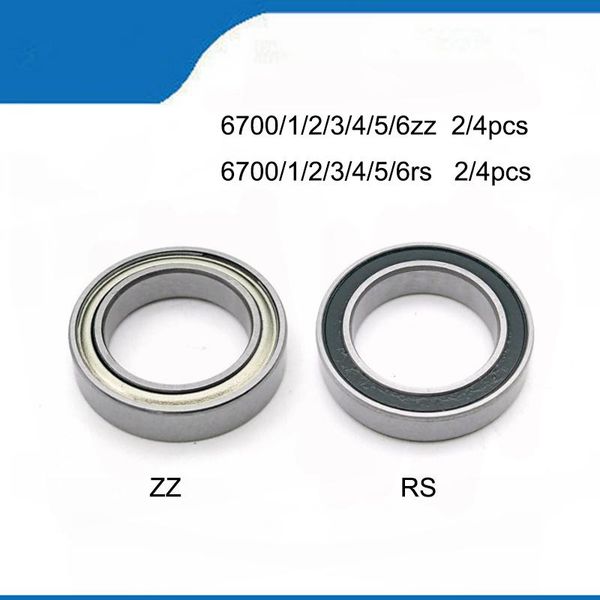 

bearings 2/4pcs/lot 6700zz 6701zz 6702rs 6703z 6704rs 6705z rs thin wall section deep groove ball bearing chrome steel miniature