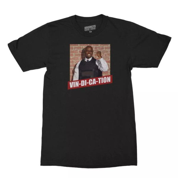 

brooklyn nine-nine captain holt, vin di ca tion men's t-shirt, White;black