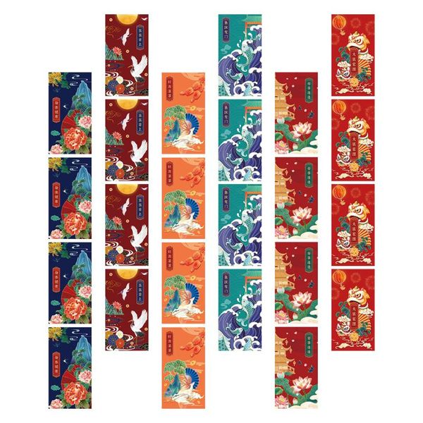

gift wrap 24pcs red envelopes delicate design chinese packets festival