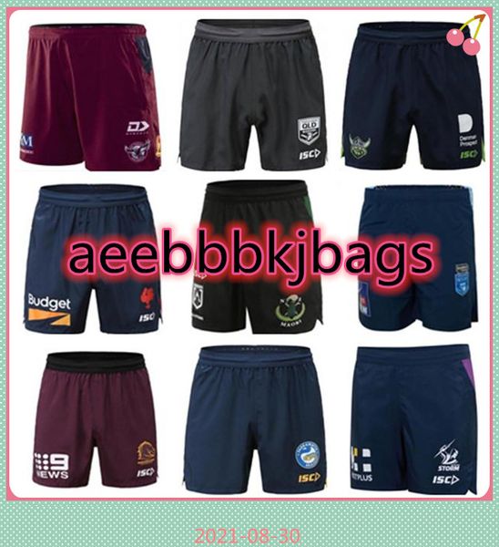 

2021 high-quality nrl rugby league jerseys 21 22 melbourne storm parramatta eels short shorts brisbane broncos warriors nsw 3xl penrith pant, Black;white