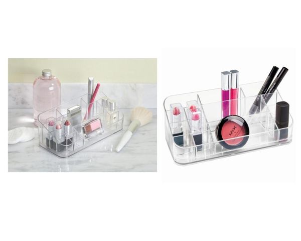 

bosphorus cosmetic organizer multi-compartment acrylic storage boxes & bins