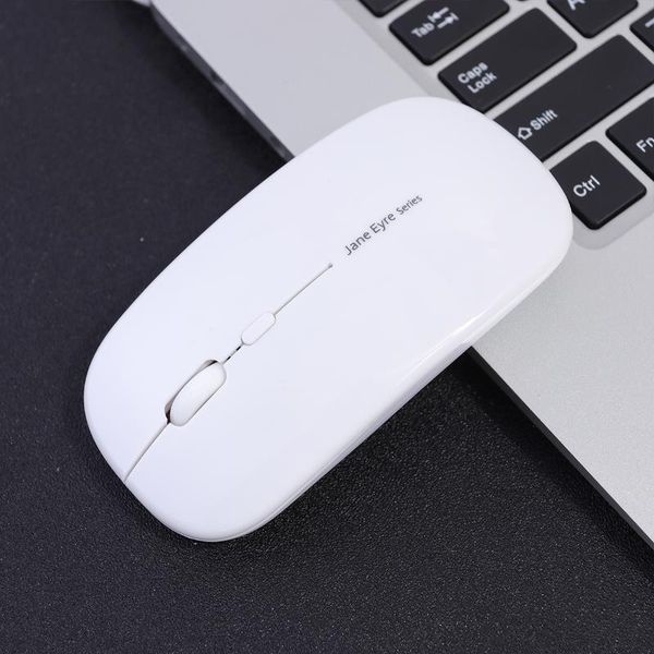 

mice 2.4g charging wireless silence practical ultra-thin for computer (white, style)