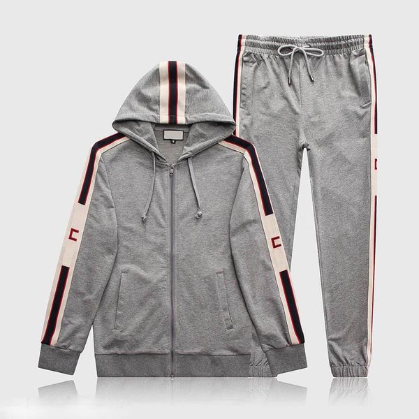 

mens sweater suits tracksuits man sweatsuit sports suit women jogging jacket sweatshirt set and pants men hoodie sportswear, Gray
