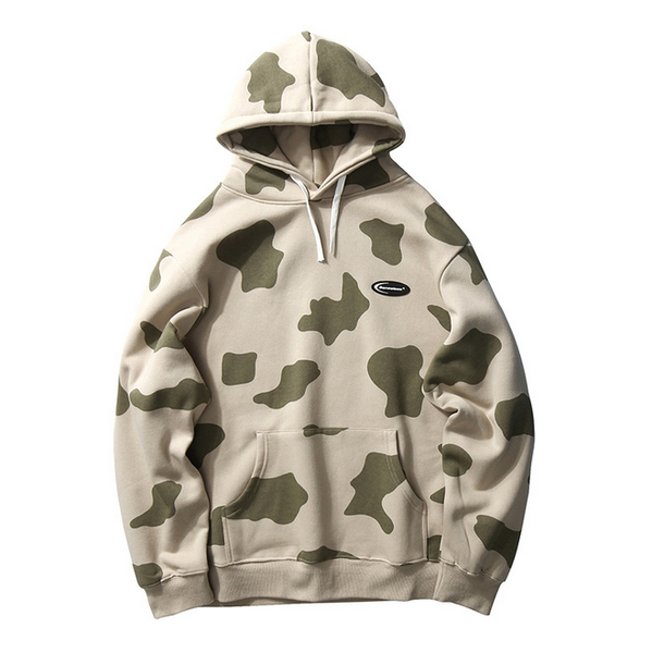 

couple 2021 winter milk pattern coat streetwear men hip hop sweatshirt hoodie harajuku pullover autumn fashion cotton men's hoodies & s, Black