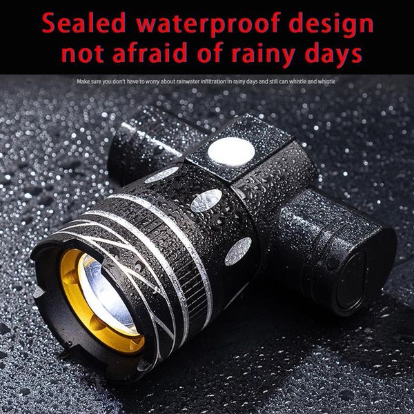 

waterproof bike zoom front light led bicycle headlight 300 lumen 3 modes safety night cycling lamp usb rechargeable lights
