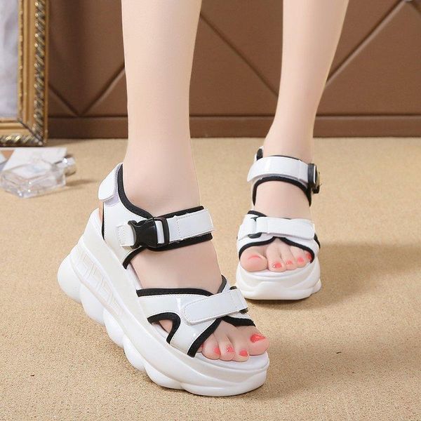 

women sandals summer 2021 female shoes woman women's fashion back heel, Black
