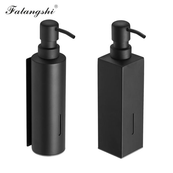 

liquid soap dispenser black color bathroom accessories 304 stainless steel bottle el shampoo wb8606