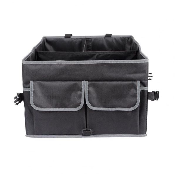 

car organizer thick sturdy foldable large capacity moistureproof non-slip multifunction storage box trunk for truck van