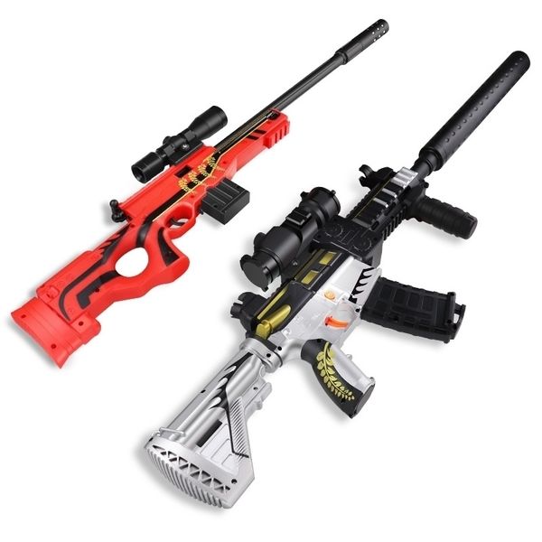 

2535awm shell throwing soft bullet children's toy shooter ak glock pistol boy sniper gun