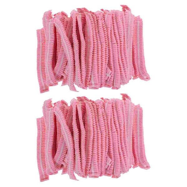

shower caps 100pcs one-off bathing hats creative food baking beauty hair protectors