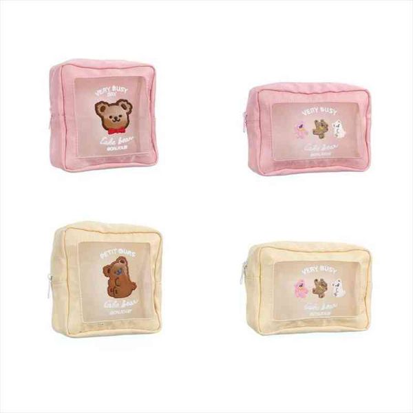 

women lady travel makeup cosmetic bag pouch purse casual storage organizer