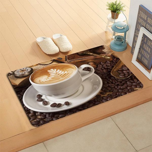 

custom coffee door mat hallway balcony kitchen mats anti-slip rug living room bathroom carpet doormats bath carpets