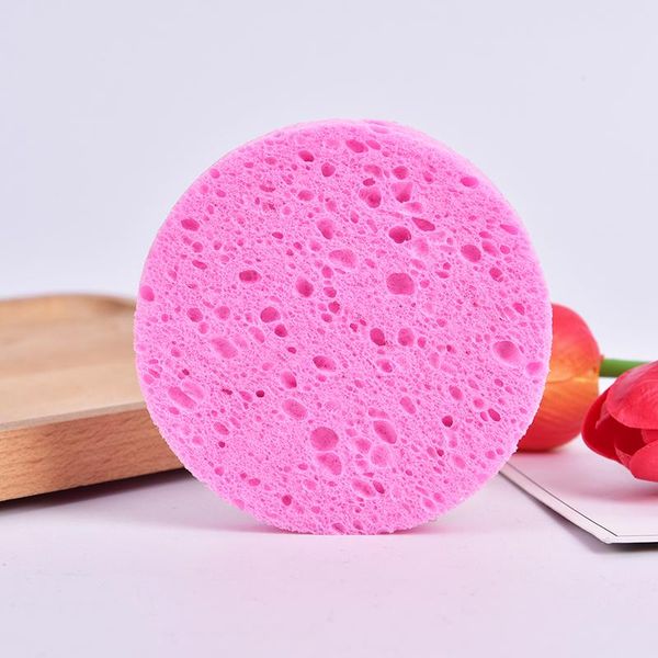 

sponges, applicators & cotton 1/5/10pcs face washing product wood pulp wash cleansing round sponge beauty makeup cleaning tools
