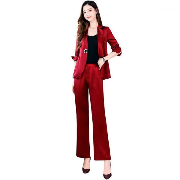 

women's suits & blazers women pant formal autumn style the fashion casual suit woman two-piece lady office, White;black