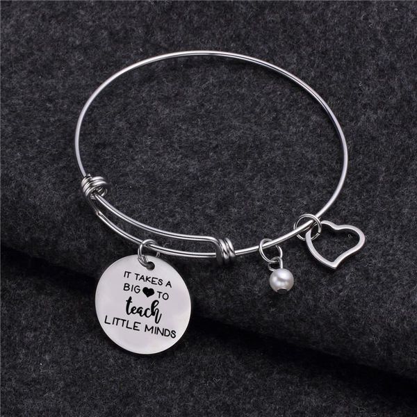 

bangle cr-112 titanium steel fashion it takes a big to teach adjustment bracelet jewelry gift wholesale, Black