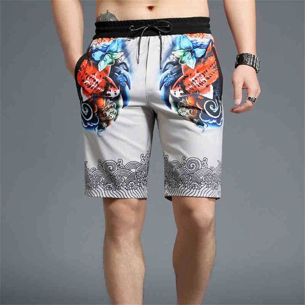 

men's shorts short summer beach quick dry printing men d nwxe, White;black