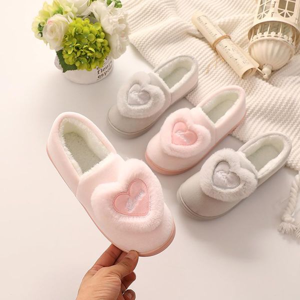 

slippers women's cotton for home use in autumn and winter, Black