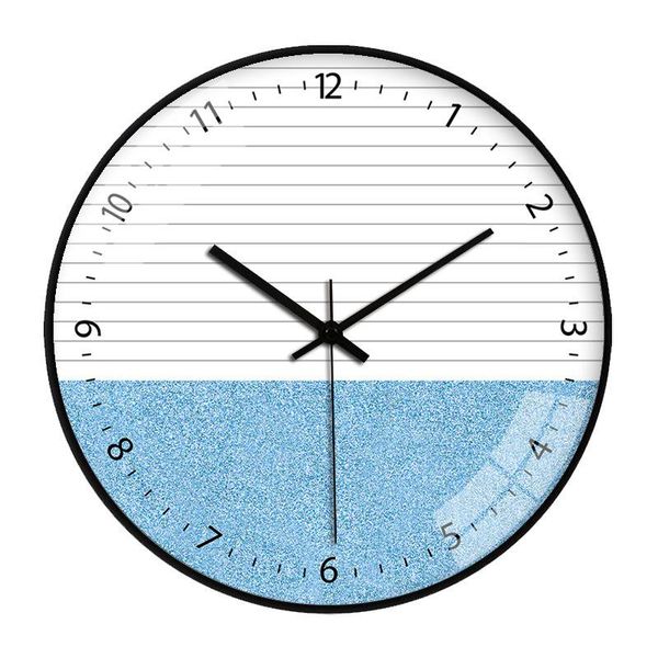 

wall clocks [14 inches 35cm] nordic clock living room table creative home fashion bedroom mute simple for kids rooms