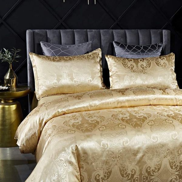 

bedding sets jacquard set summer double bed  king size duvet cover luxury dormitory household euro home textile