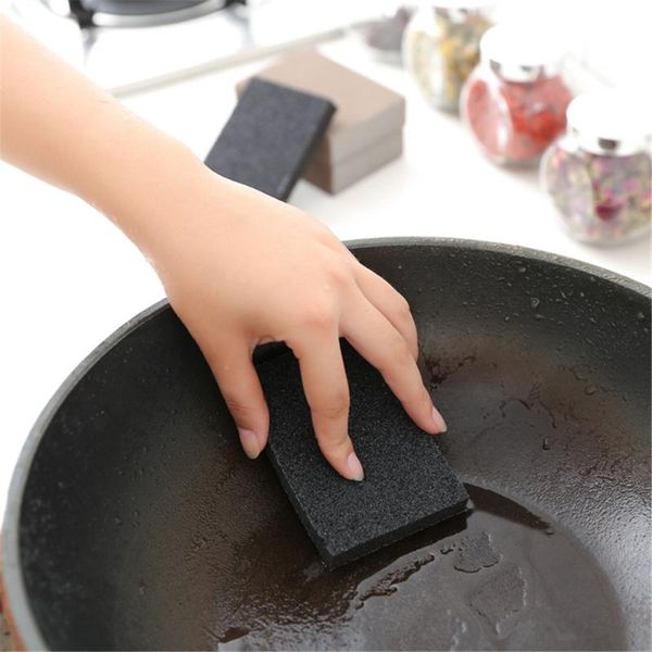 

mats & pads 1 pc black nano emery magic cleaner rub the pot remove except focal spots sponge cleaning kitchen accessories