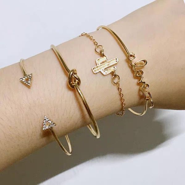 

bangle create luxury four pieces for the class, Black