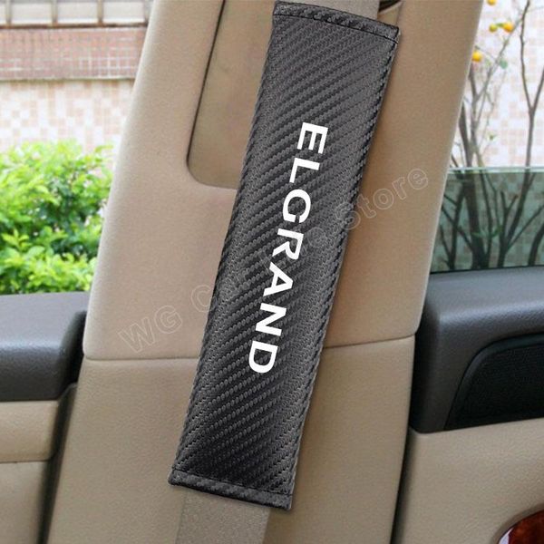 

safety belts & accessories car belt covers for elgrand shoulder pad carbon fiber seatbelt cover