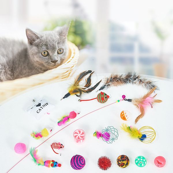 

pet cat toy 20 piece combination set