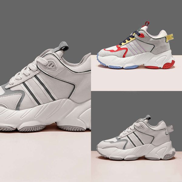 

casual shoes new thick soled women's in spring 2021 gbjs, Black