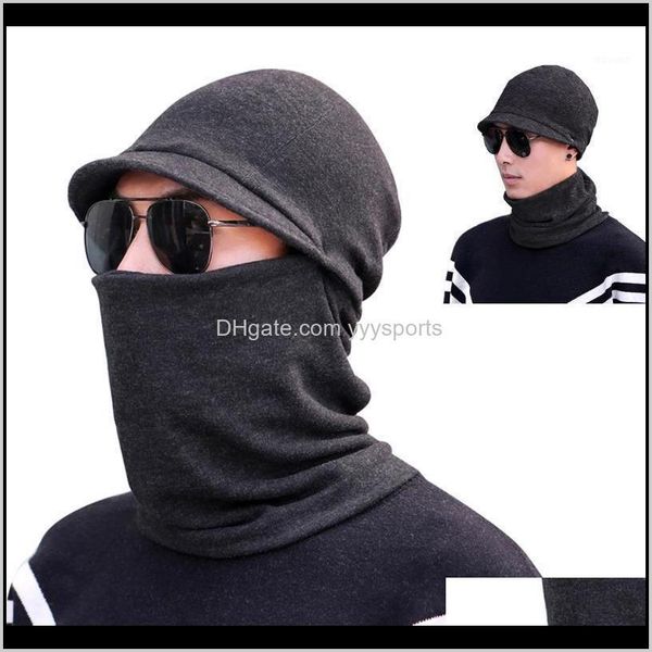 Radfahren Caps Masken Winter Warm Ski Bandana Nahtloser Schlauchring Halswärmer Abdeckung Schal Half Face Polyester Maske Kopfbedeckung Men1 Fyqbi Divzn