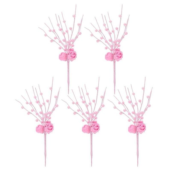 

other event & party supplies 5pcs birthday cake er rose pearl tree design decoration