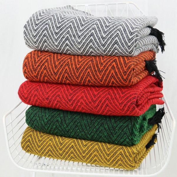 

blankets simple tassels blanket and towels soft decoration model room designer bed end sofa upholstery skin-friendly comfortable