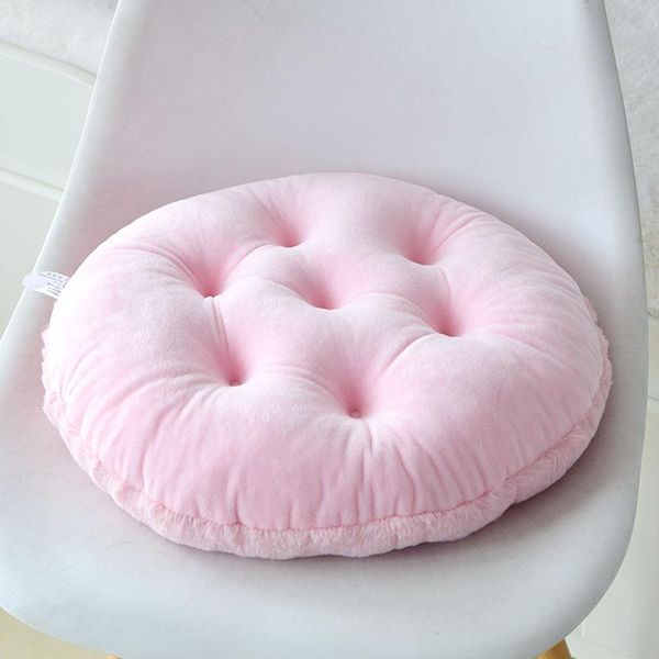 

soft solid office chair cushion decorative throw pillow plush desk seat tatami pad 1 piece modern cushion/decorative