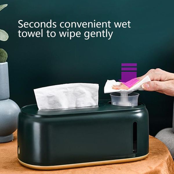 

tissue boxes & napkins plastic box napkin holder container deskpull storage luxury multifunctional light humidified