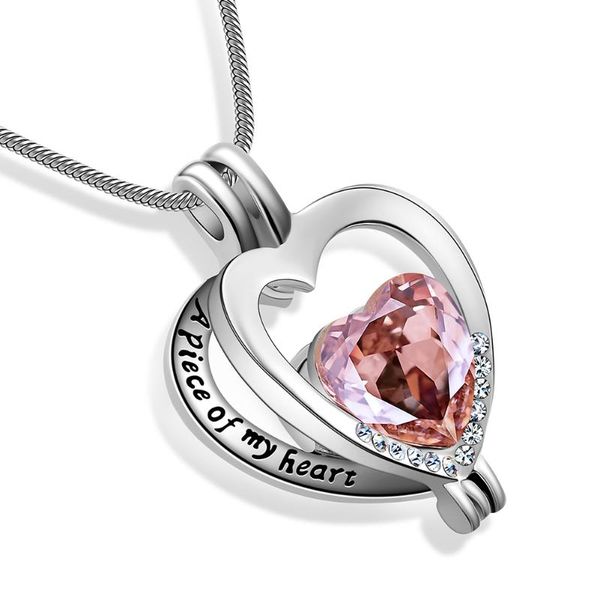

pendant necklaces stainless steel lesbian & gay rainbow heart "together forever" necklace lover jewelry romatic couple valentine&#, Silver