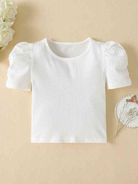 

baby puff sleeve tee she, Blue