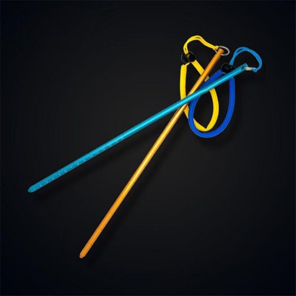 

pool & accessories scuba colorful diving aluminium alloy lobster stick pointer rod with rubber lanyard strap noise maker