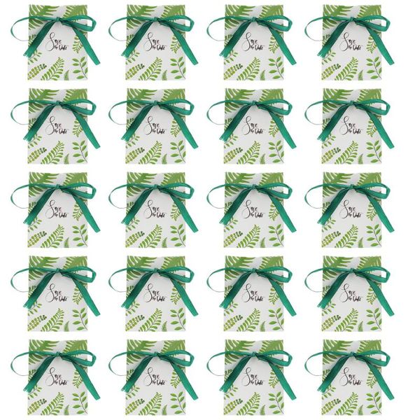 

gift wrap 20pcs wedding party paper boxes ribbon candy cookies storage bags