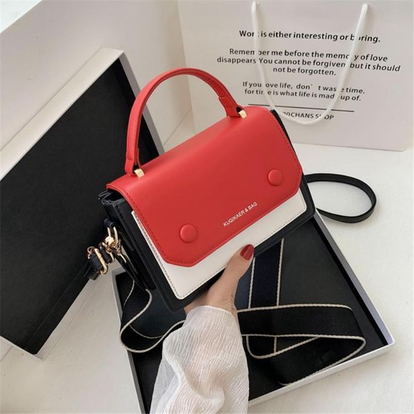 

cross body fashion shoulder bag handbag mini purses pu leather contrast color lady designer bags brand crossbody