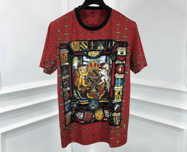 

t shirts spring 20ss fashion crown royal print famous gothic punk brand tee t shirts clothing designer for men, White;black
