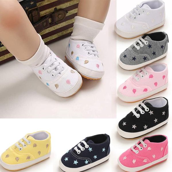 

first walkers baby shoes boy girl walker multicolor toddler rubber sole anti-slip infant born