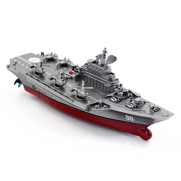 Navios de guerra de controle remoto 3319 Modelo requintado militar de portador de aviões