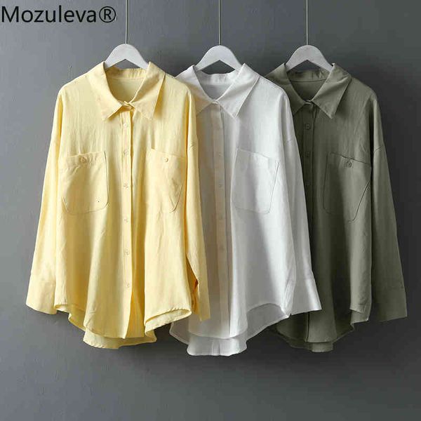 

rompers basic white molasses shirts for the women spring turn-down collar double pocket ladies female blouse sweaters, Black;white