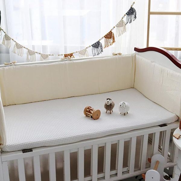 

bedding sets baby bed liner, one-piece cotton removable and washable born crash-proof fence