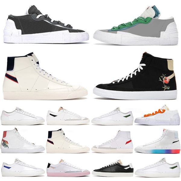 

blazer mid 77 vintage low men women casual shoes white black blue classic green popcorn magma orange multi color make it count mens trainers
